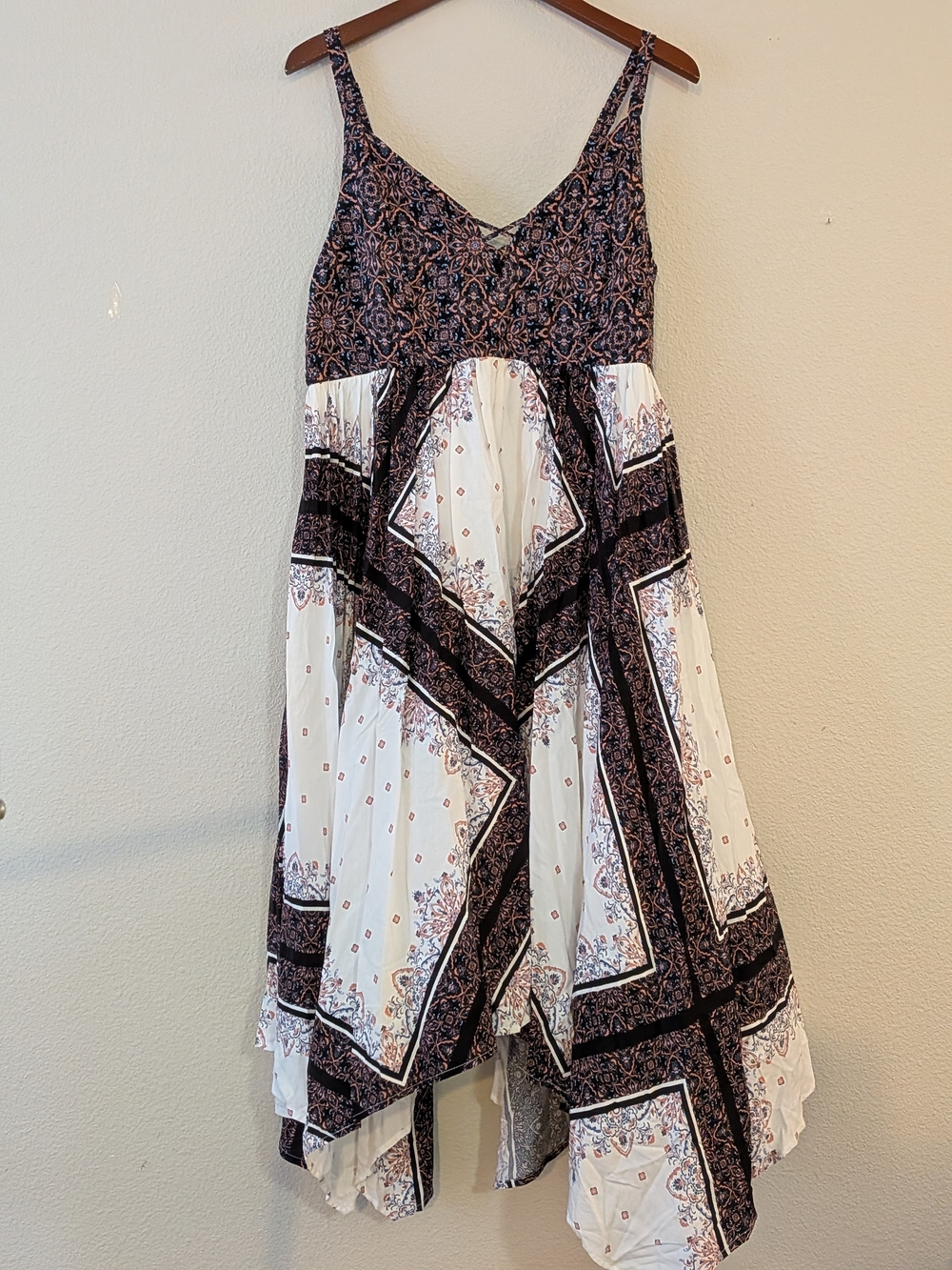 Torrid Boho Scarf Print Dress Size 0